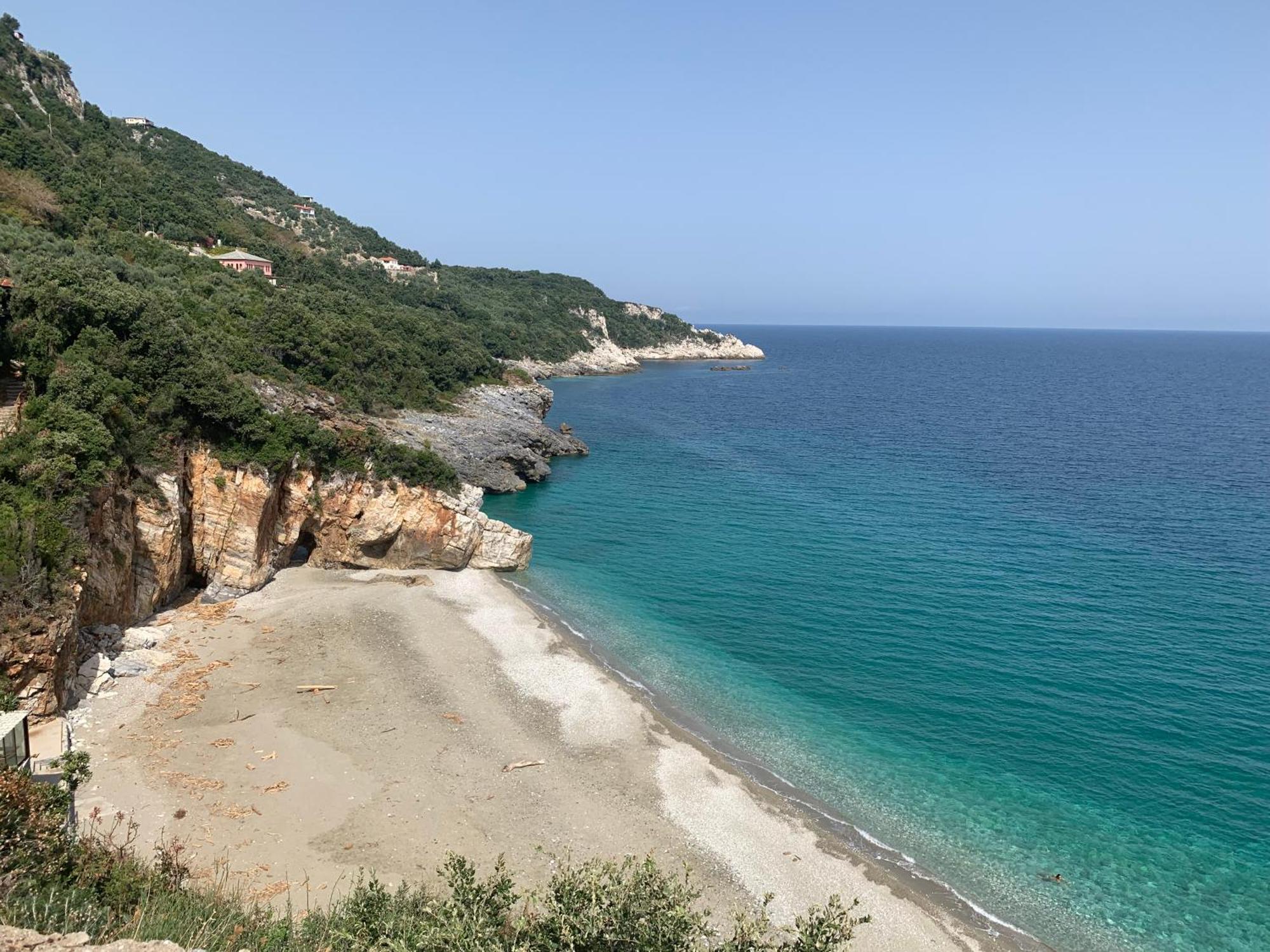 Όμορφος χώρος μέσα στο πράσινο με θέα στο Αιγαίο Βίλα Τσαγκαράδα Εξωτερικό φωτογραφία